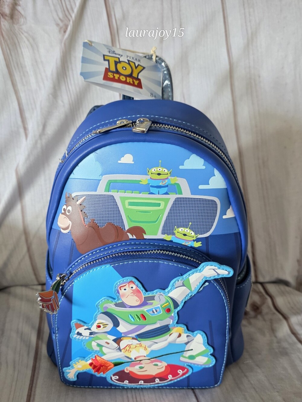 Disney Pixar Loungefly Toy Story 4 Mini Backpack Jessie Buzz Moments Spanish New